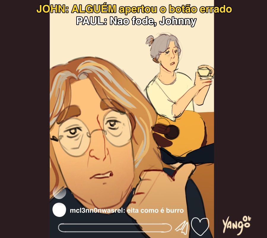 Todos os Beatles estão vivos, John Lennon e Paul McCartney decidem fazer uma live juntos: 🧵(01/06)