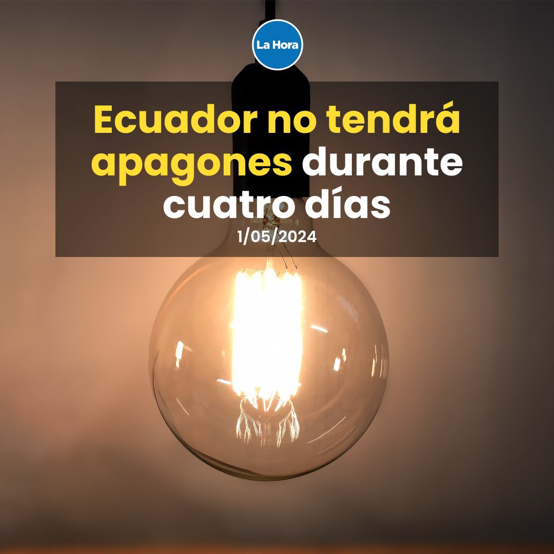 El Gobierno confirmó la suspensión de los apagones del 2 al 5 de mayo, a pesar de que la situación del sistema eléctrico ⚡ aún es frágil. 🤔 ¿Qué pasará a partir del 6 de mayo? Te contamos👉🏻 bit.ly/4b42WnB