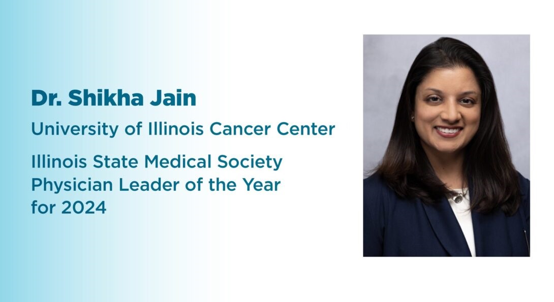 Dr. Shikha Jain was named the Physician Leader of the Year by the Illinois State Medical Society. Congratulations, Dr. Jain! Learn more: bit.ly/4b8iV3F