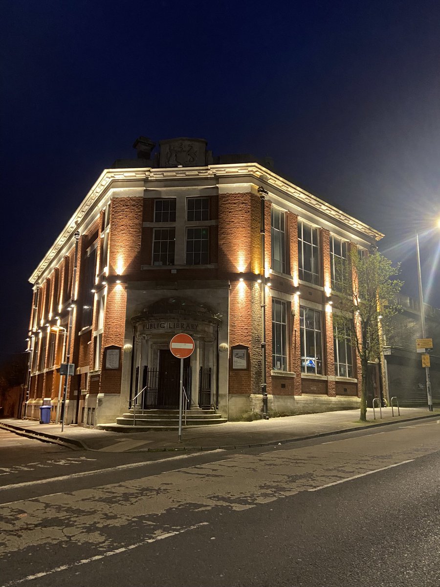 Shankill Library at night #beautiful