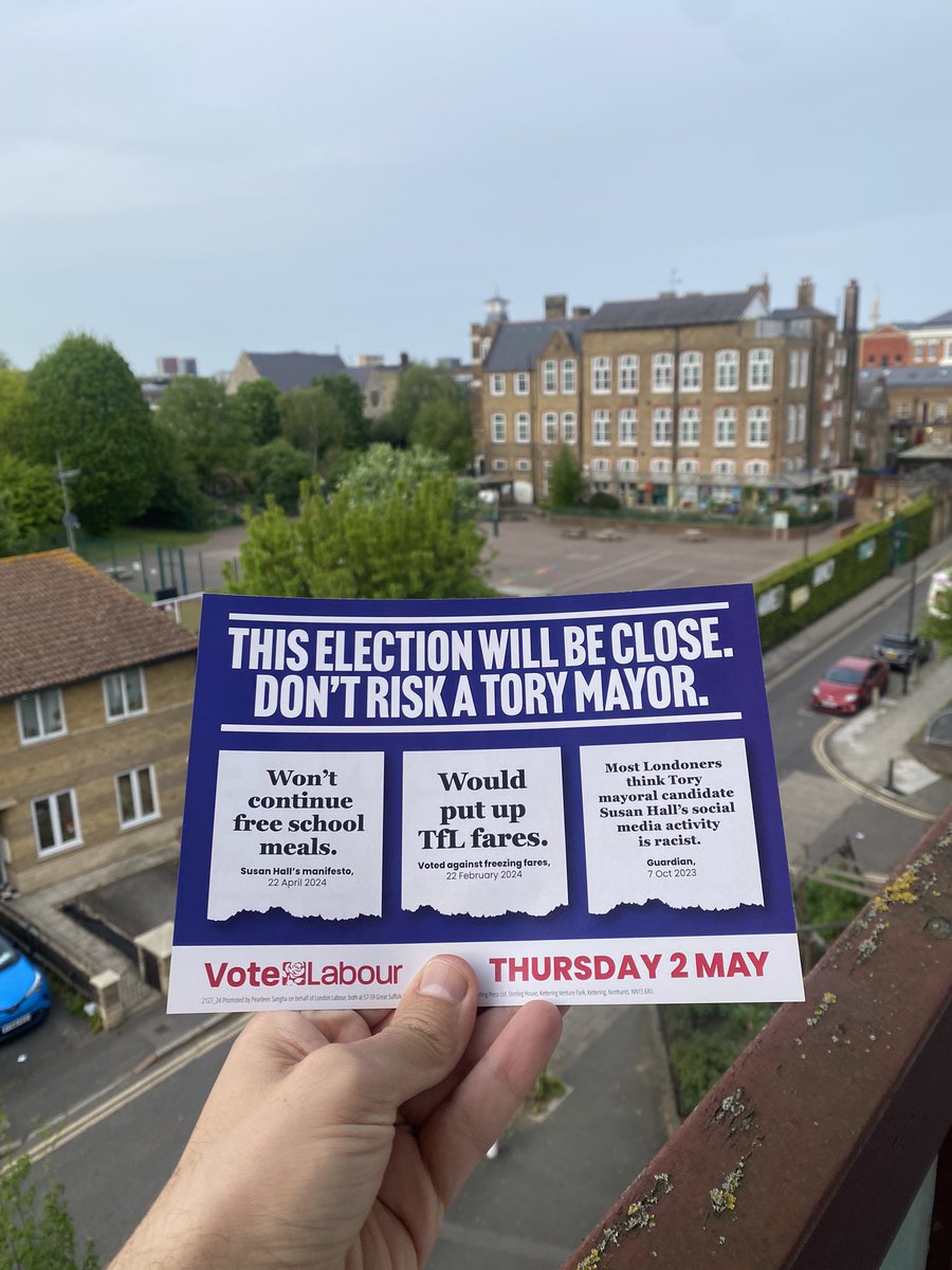 Eve of poll! #Hoxton Tomorrow is your chance to 🗳️ for a change! 

Polls are open 7am-10pm, use ALL your 4 votes for Labour 🌹

🌹 #VoteSadiq 
🌹 #VoteSem
🌹 #VoteFaruk 
🌹 #VoteLabour 

[Remember to take photo ID 🪪]