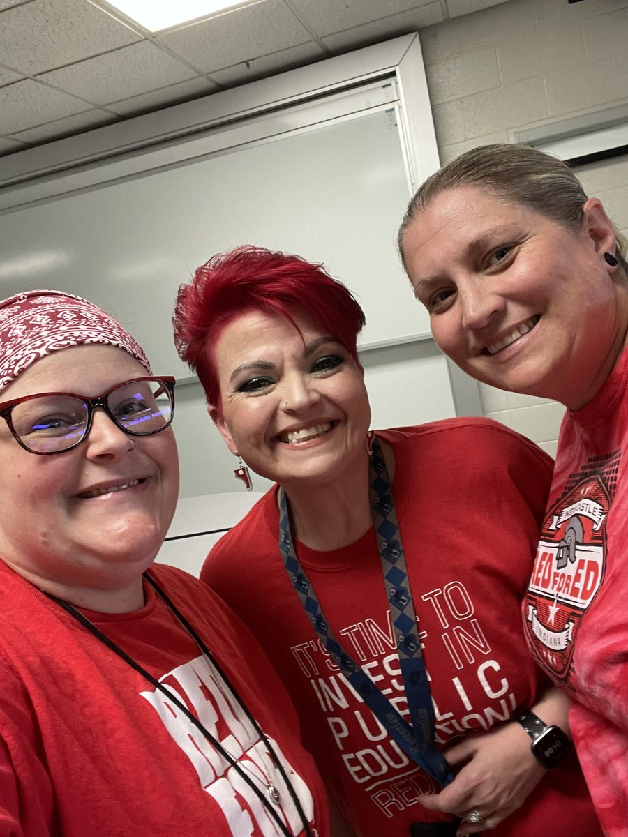 It’s #RedforEd Wednesday! Every day we get up and do what is best for public education, so that every student in Indiana has an equal opportunity to be successful. Public schools are the backbone of our communities! #RedforEd #InvestInEducationIN #IamISTA #ISTAProud #NCEA