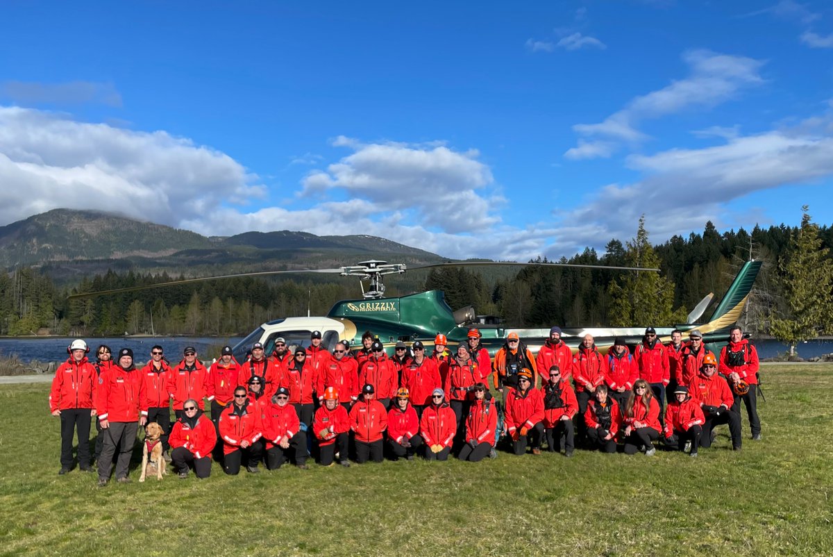 Comox Valley Search & Rescue Team 2024 - The team consists of approximately 56 volunteers skilled in search and rescue operations in mountain, forest and urban settings. CVSAR is a volunteer community-based search and rescue team. #ComoxValley #BCSAR