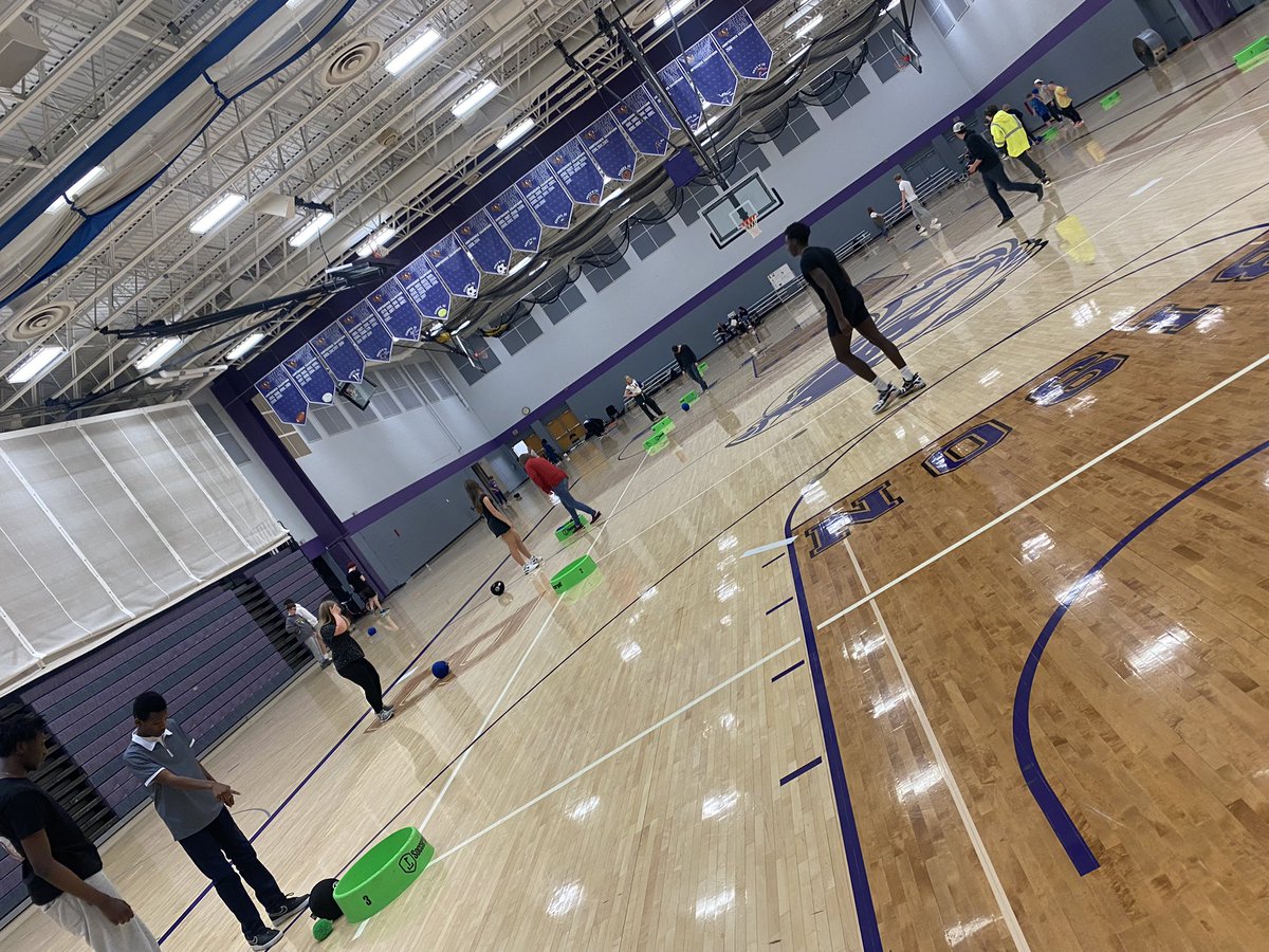 Foot golf today in High School #UnifiedPE #physed #adaptedpe