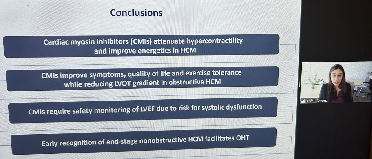 Another amazing @HarringtonHVI Adv HF Grand Rounds today. Thank you @tikuowens for masterfully guiding us through Hypertrophic CM diagnosis and contemporary Mx! @EiranGorodeski @tjoneillmd @zeeshan8887 @ramontgo @UHCardsFellows @noshreza @Ali_Azeem01