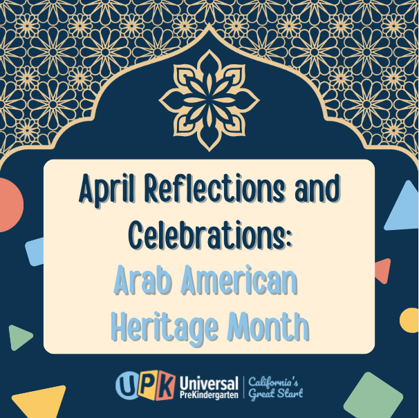 April was Arab American Heritage Month! As we enter May, #CAUPK encourages you to honor the rich culture, history, and contributions of Arab Americans to the diverse tapestry of CA. Let's celebrate the contributions of Arab Americans to our communities! #ArabAmericanHeritageMonth