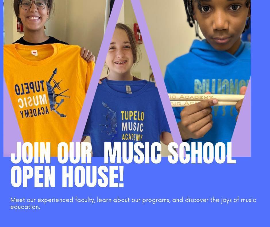 Hey You on the ledge on joining the Tupelo Music Academy . Come on thru on this Saturday for a tour . Music Open house open to the public every Saturday in may . #musiclessons #tupelo #oxford #booneville