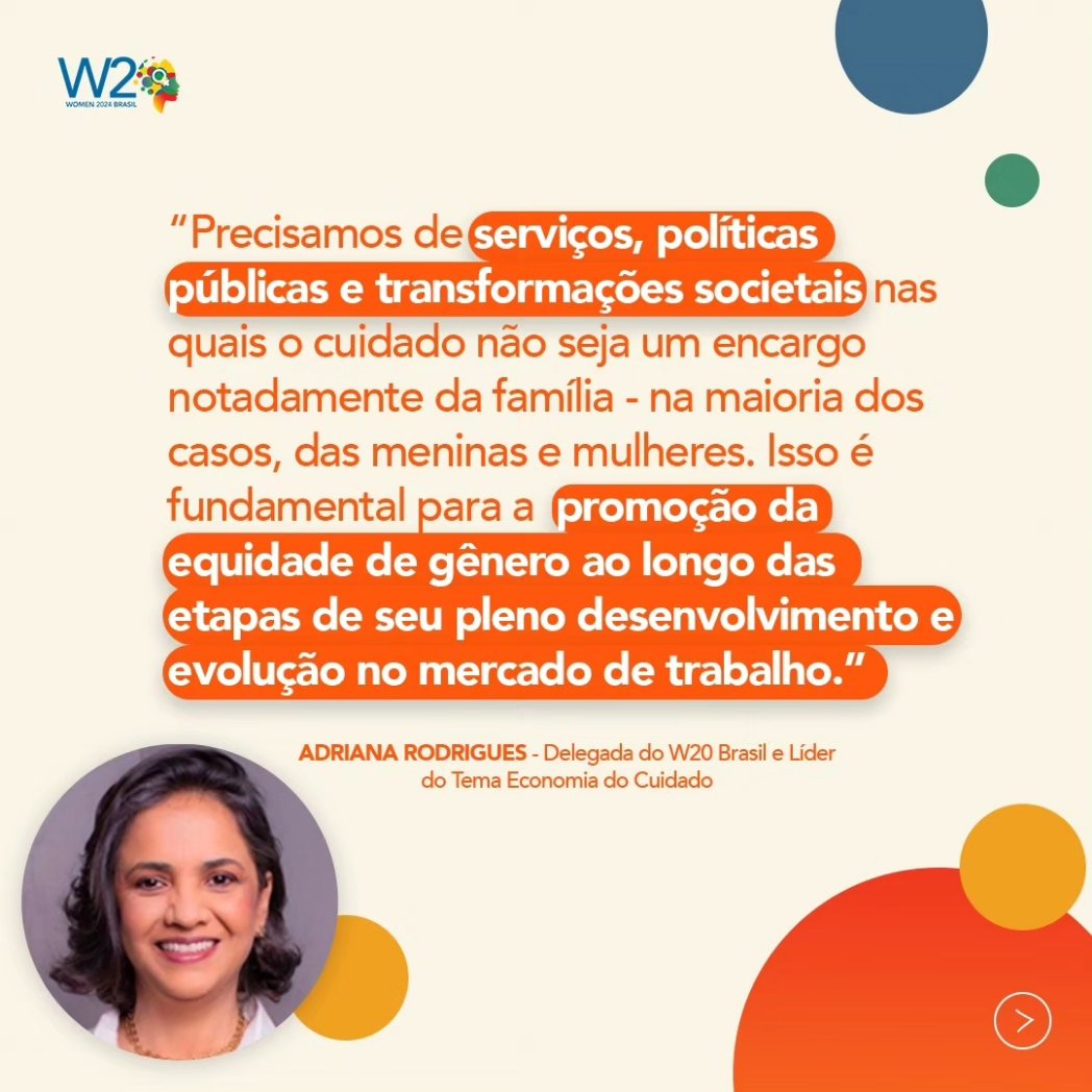 Hoje celebramos o Dia do Trabalho, data para lembrar da importância da inclusão de gênero, raça/etnia no mercado de trabalho e para falar da Economia do Cuidado, tema do 3º Diálogo Nacional do W20 Brasil – Edição NE (14 de maio, Recife). Inscrições:  bit.ly/W20_Nordeste
