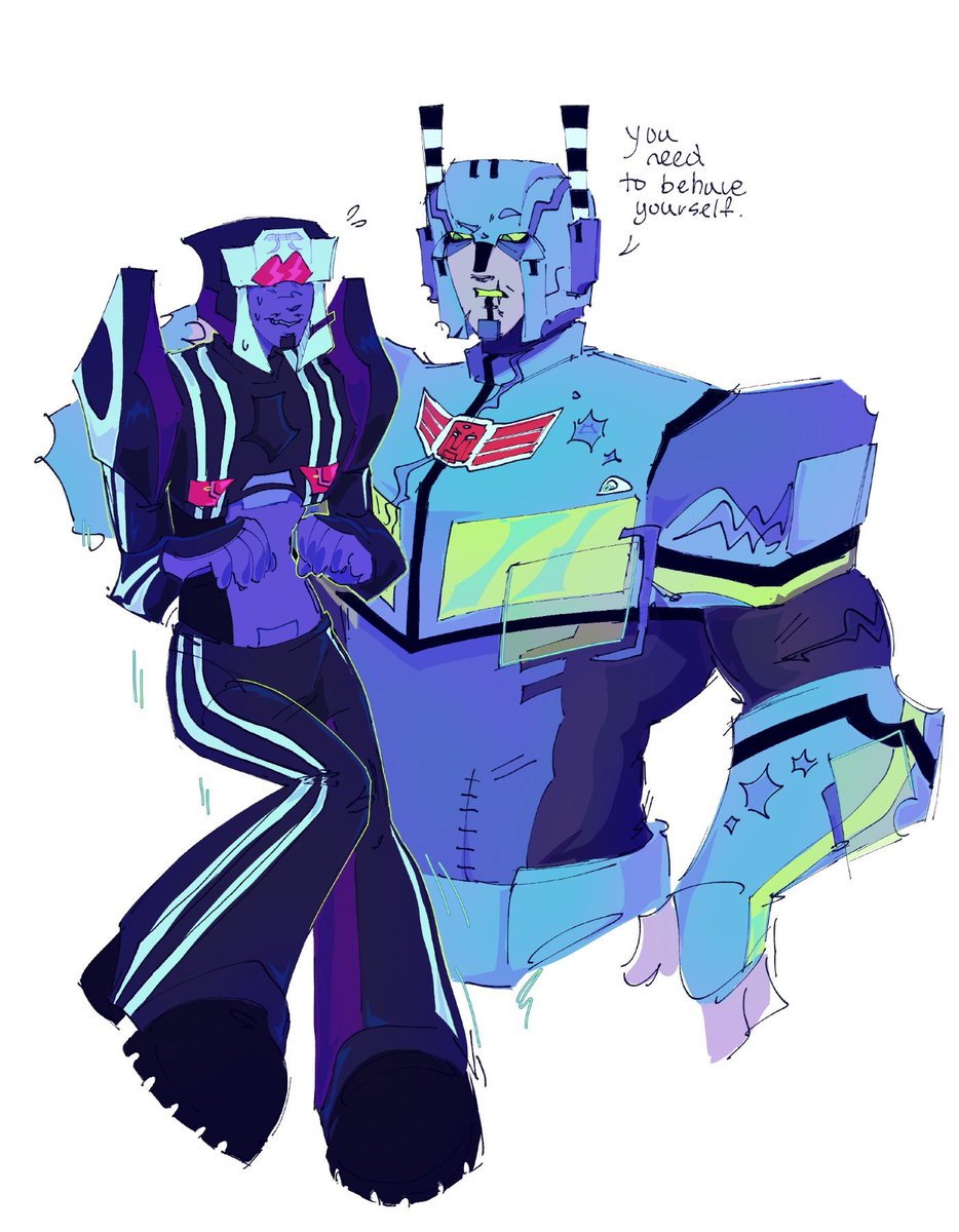 These two..
Radion is like a father figure to Firecracker-(he always gets into troubles)💥

#TransformersAnimated #tfocs #transformersoc #Maccadam #maccadams