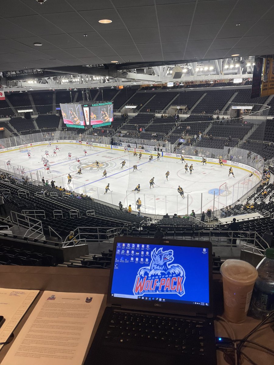 Game 1 between the Wolf Pack and Bruins. Dylan Garand and Brandon Bussi is your goaltending matchup. Same lineup as Games 2 and 3 in Charlotte for Hartford. Seventh all-time playoff meeting between the rivals.

Pregame at 6:50 p.m. on AHLTV and Mixlr!