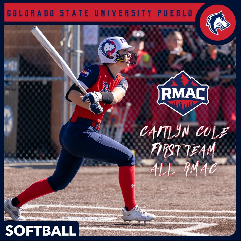 🚨 CONGRATS to sophomore standout Caitlyn Cole on being named First Team All-RMAC Cole led the league in doubles and was the team leader in several offensive categories Cole is the Pack's first First Team selection since 2018 #DevelopingChampions #ThePackWay