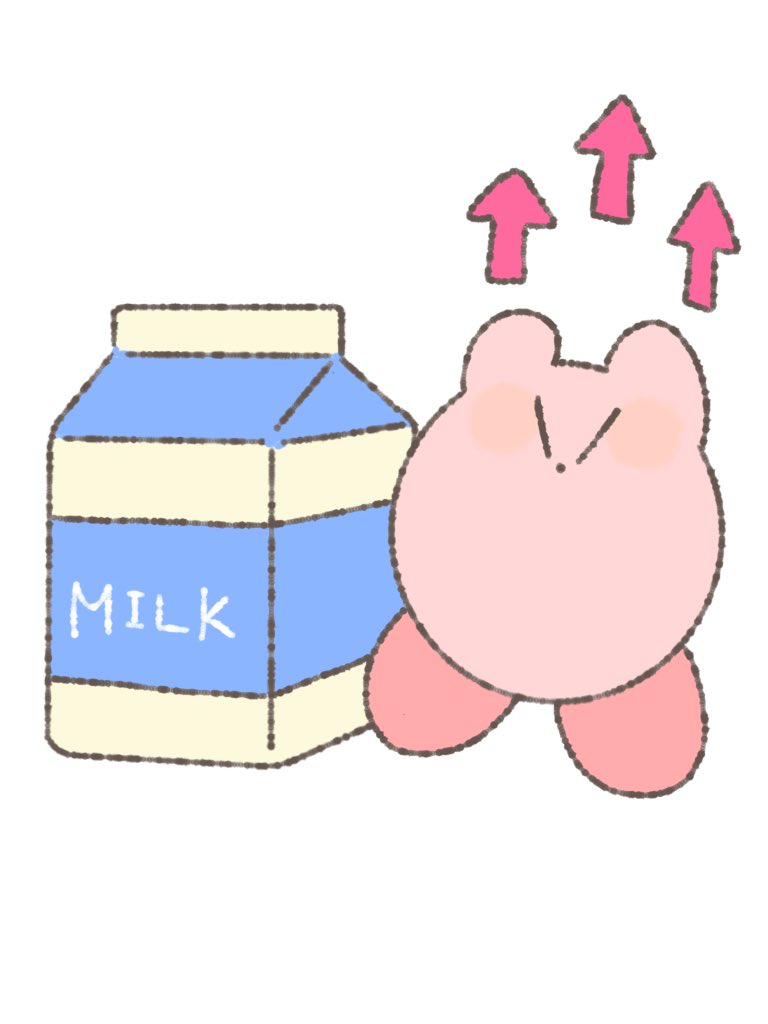 グングンミルク！！🍼🥛 #1日1低画質カービィ