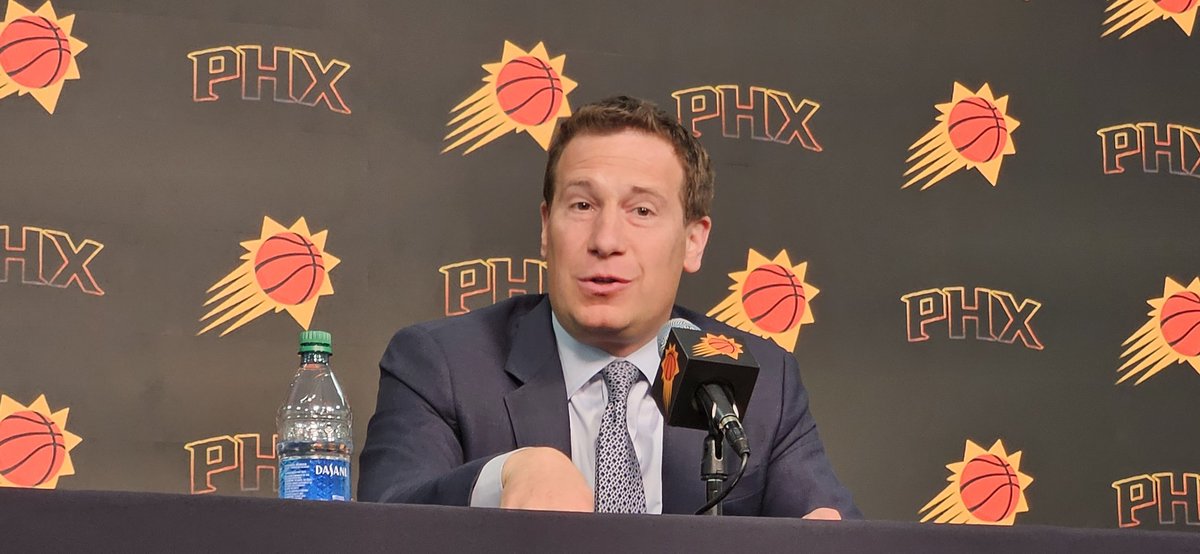 'It's not even close.' Mat Ishbia saying this year's team under Frank Vogel is better than last year's team under Monty Williams. #Suns #NBAPlayoffs