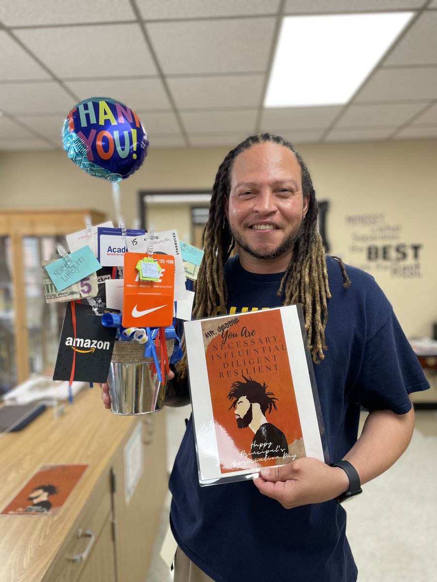 Happy School Principal’s Day to our very own, Mr. Jessie! Thank you for always being supportive, empathetic, and patience. Your positive impact on the team does not go unnoticed! We appreciation you!🫶🏾🎉 #TheWAY