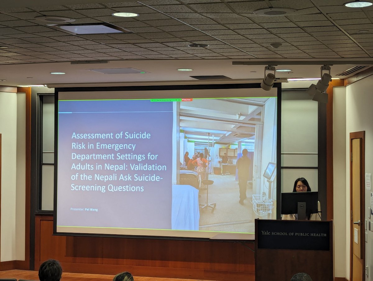 Ashley Hagaman (@hagaman) on Twitter photo So proud of our amazing student, Pei, and her thesis validating a suicide screening tool for Nepali adults! She worked so hard with some really complex data, and we can't wait to see what's in store on her amazing journey! <a href="/SBS_Yale/">Yale Social and Behavioral Sciences</a> and <a href="/YaleQualLab/">Yale Qualitative Lab</a> can't be more proud! So proud of our amazing student, Pei, and her thesis validating a suicide screening tool for Nepali adults! She worked so hard with some really complex data, and we can't wait to see what's in store on her amazing journey! <a href="/SBS_Yale/">Yale Social and Behavioral Sciences</a> and <a href="/YaleQualLab/">Yale Qualitative Lab</a> can't be more proud!