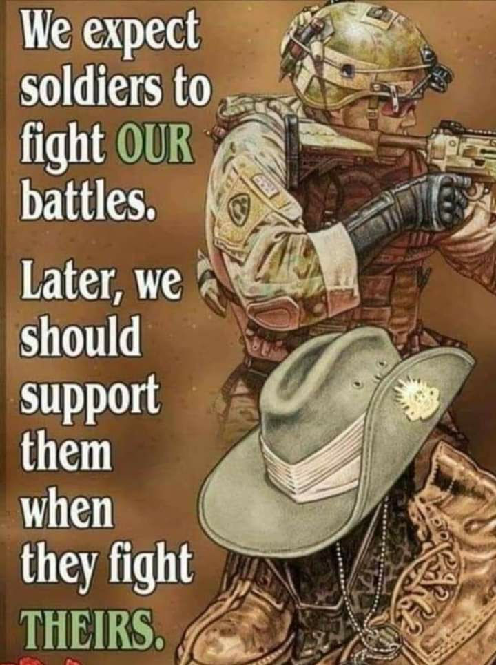 This is so true!❤🙏🇺🇲 God bless our military!!🙏❤🇺🇲🙏❤🇺🇲❤🙏🇺🇲
