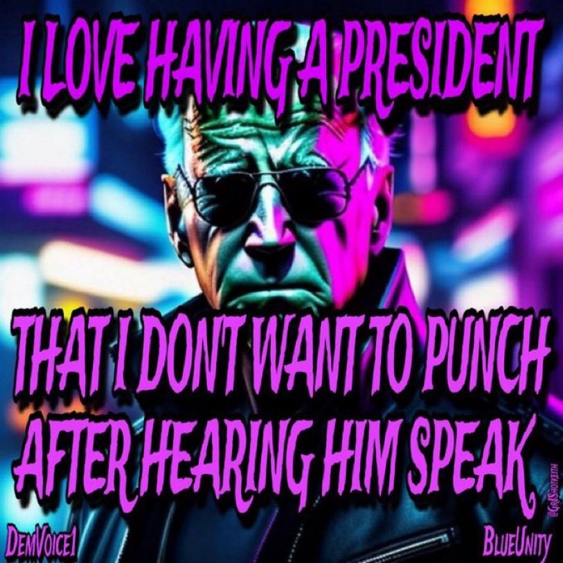 Peeps💙I’m Tired Of Seeing Trumps Ugly Face OrHearing His Voice! Every Time He Opens His Mouth it’s Filled With Hate,Anger & Lies! He’s A Raging Lunatic That Needs ToBe Stopped From Running For Office Again,America Deserves Better! Vote Stability,Vote Biden 4 President #DemVoice1