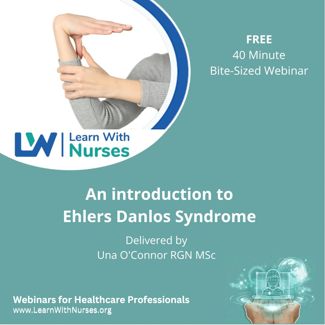 🗓️20.5.2024⏰8pm 🩻An introduction to Ehlers Danlos Syndrome 📢@unasnews 🩺Open to all #HCPs 🎓Certificates via @MedAllApp Register here: learnwithnurses.org/event/an-intro… #EDS #hypermobility #rhumetology #GPN @wenurses @weschoolnurses @wecypnurses @weGPNs @GPNSNN