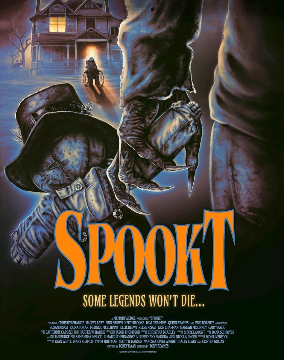 SpookT starring Erin Brown and Eric Roberts showing at @CrimsonScreen (May 10-12) Spotlight Cinemas Capital 8, Columbia, SC, directed by Tony Reames w Vanessa Ionta Wright #allisonmaier @LIVIN6DEAD6IRL @victor_a_rivera #jenniferpearl @columbiasc crimsonscreenfilmfest.org