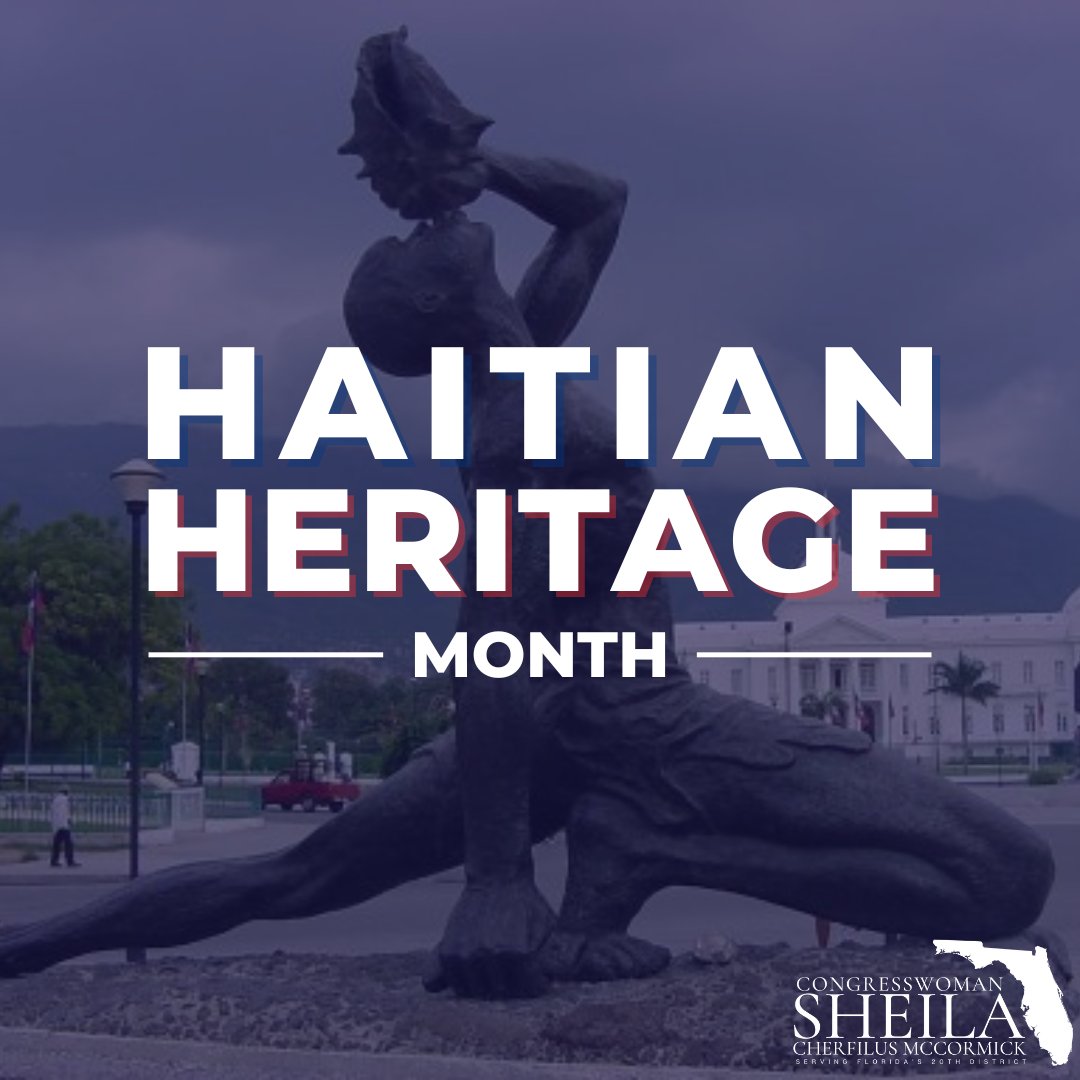 Celebrating #HaitianHeritageMonth! As a proud Haitian American, this month is a special celebration of Haiti's rich culture, history, and the resilience of its people. Let's honor the contributions and achievements of Haitian Americans in the United States!