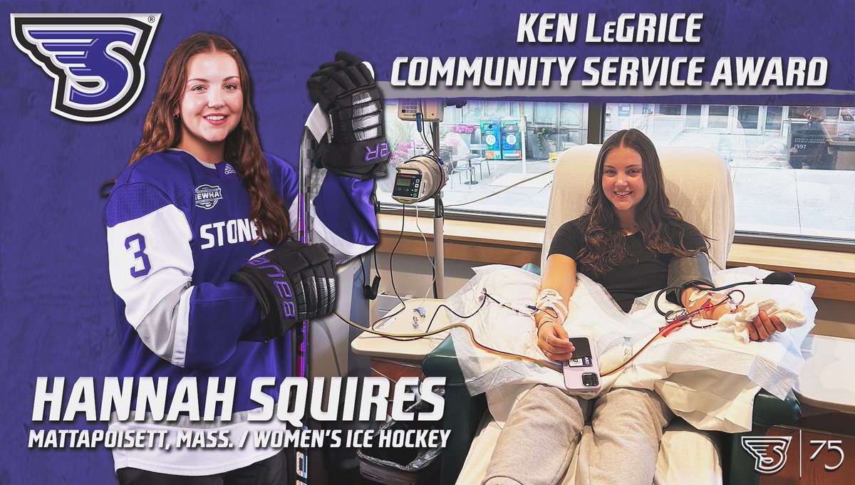 Lifesaver and community leader! 🙌 Congratulations to Hannah Squires of @StonehillWIH for being named the 2024 Ken LeGrice Community Engagement Award Winner! 🤩 #GoHill