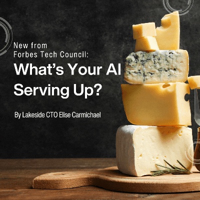 'Without truly understanding nuance or context, generative AI models often serve up American cheese (bland) when you really want a strong Stilton instead,' says Elise Carmichael in her latest @ForbesTechCncl article, especially for #AIThatSpeaksIT. bit.ly/3JD48lX