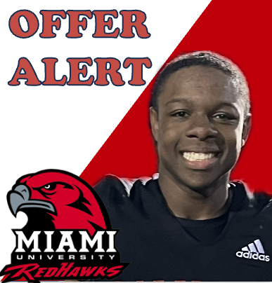 I dreamed about this for years and I put the work in to perfect my craft. I’m thankful to receive my first Official football offer. Just a kid with a dream. Thanks for the opportunity! @CoachJPGunter @NPCoachJeff @CoachJames90 @MiamiOHFootball @toby_lux @GuruChrisHughes…