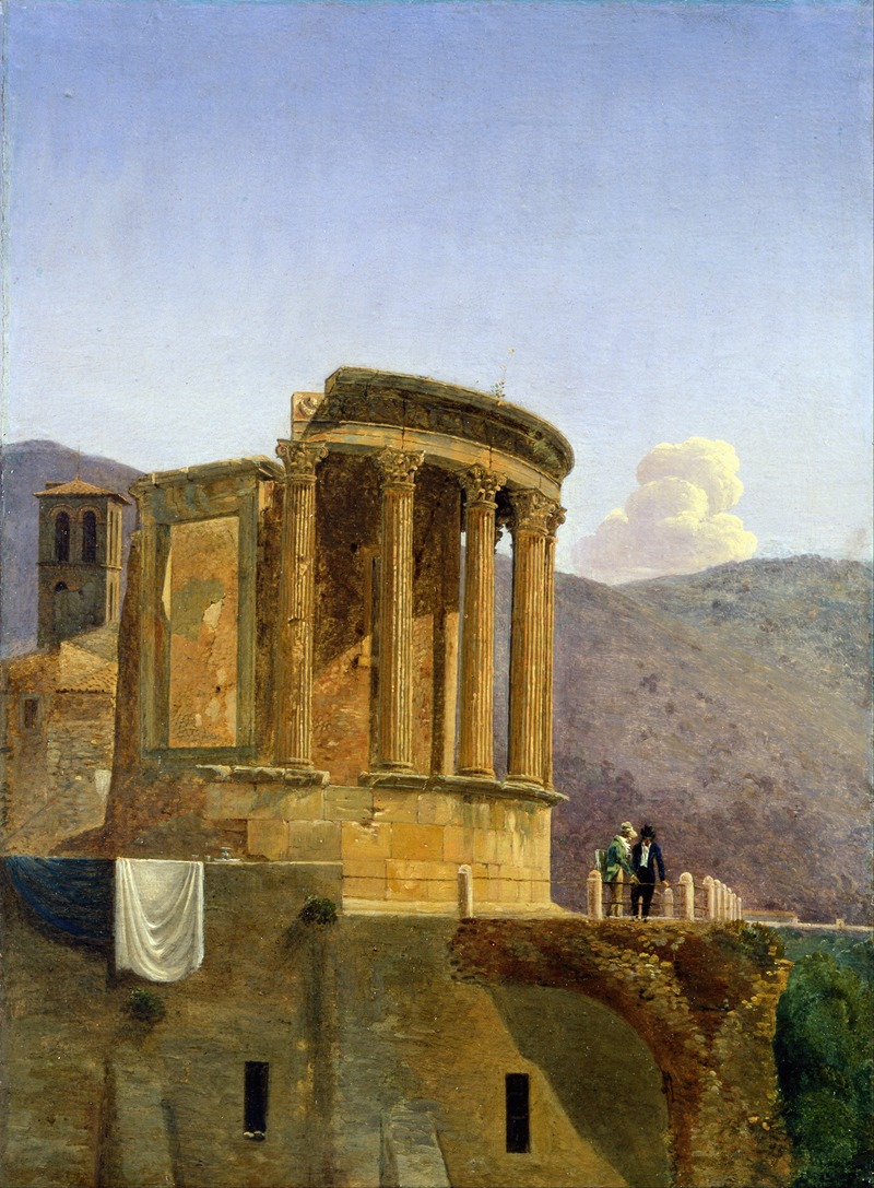Félix Boisselier The Temple of Vesta at Tivoli 1806-16