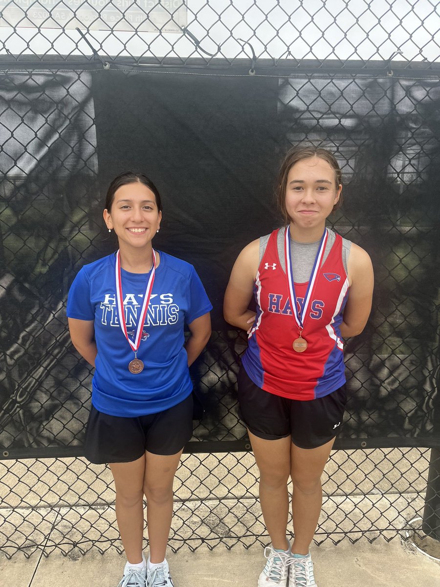 Congratulations to our JV players for placing at the district tournament!
- Alyssa Brady: freshman girls singles district CHAMPION
- Alex Cale: freshman girls singles district runner up 
- Bella McComack &amp; Lana Engelhardt: jv girls doubles 3rd place
