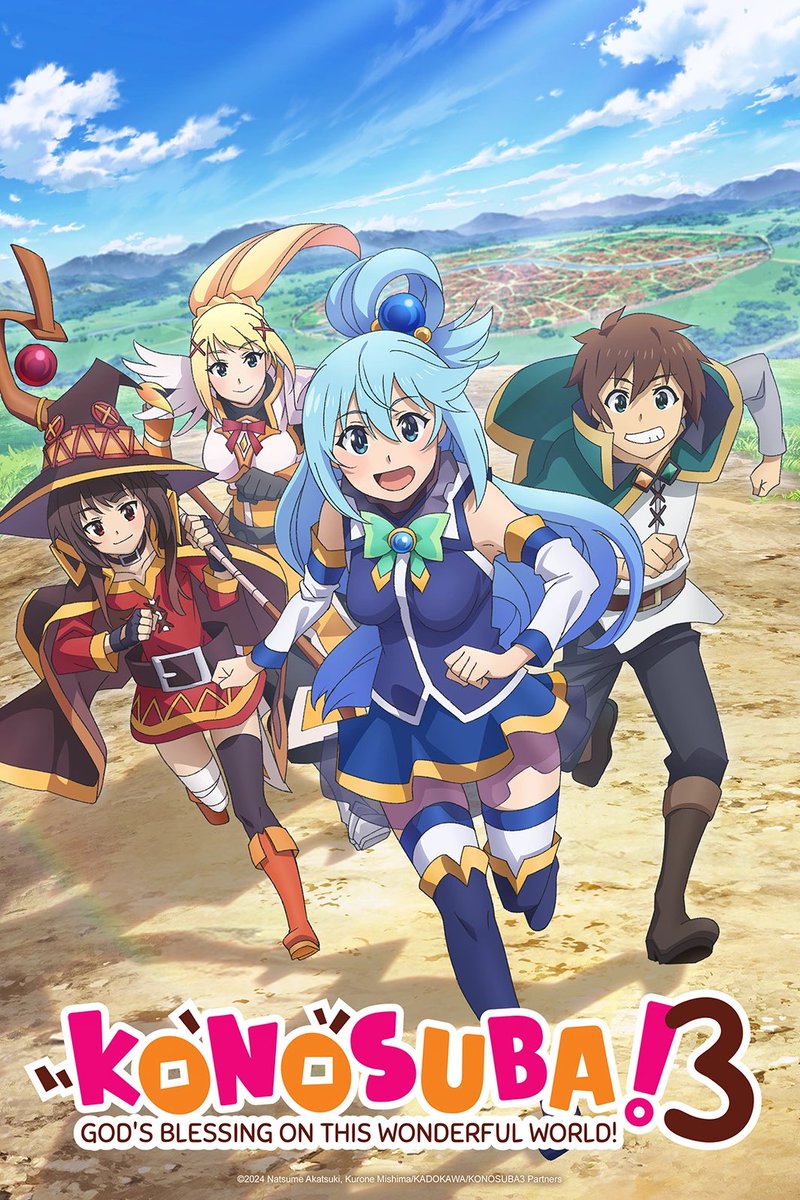 Excited to announce I voice Rain in season 3 of Konosuba! It’s been an absolute pleasure working with director @Warmupguy for the first time and thank you @mummynyan and @BangZoom for having me! ❤️