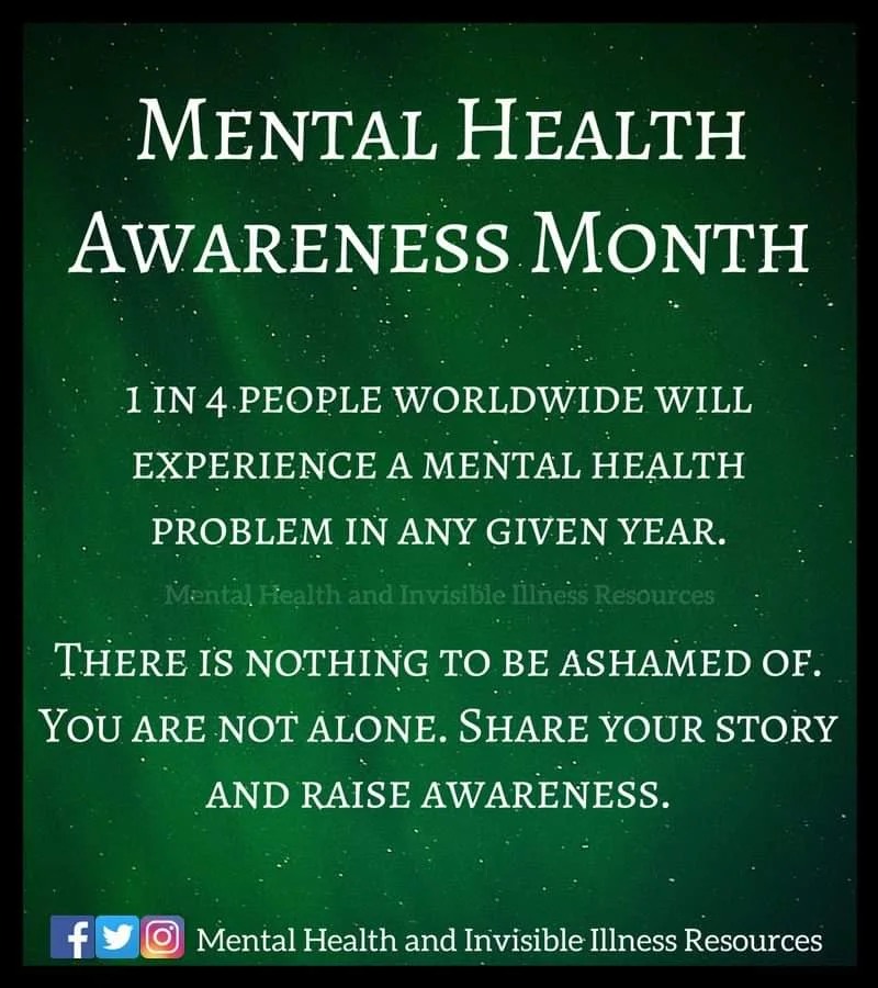 MAY: MENTAL HEALTH AWARENESS MONTH

Let us spend the whole month to understand mental illness to reduce stigma and increase professional help seeking.

#ClinicalPsychology
@MHIIR_14