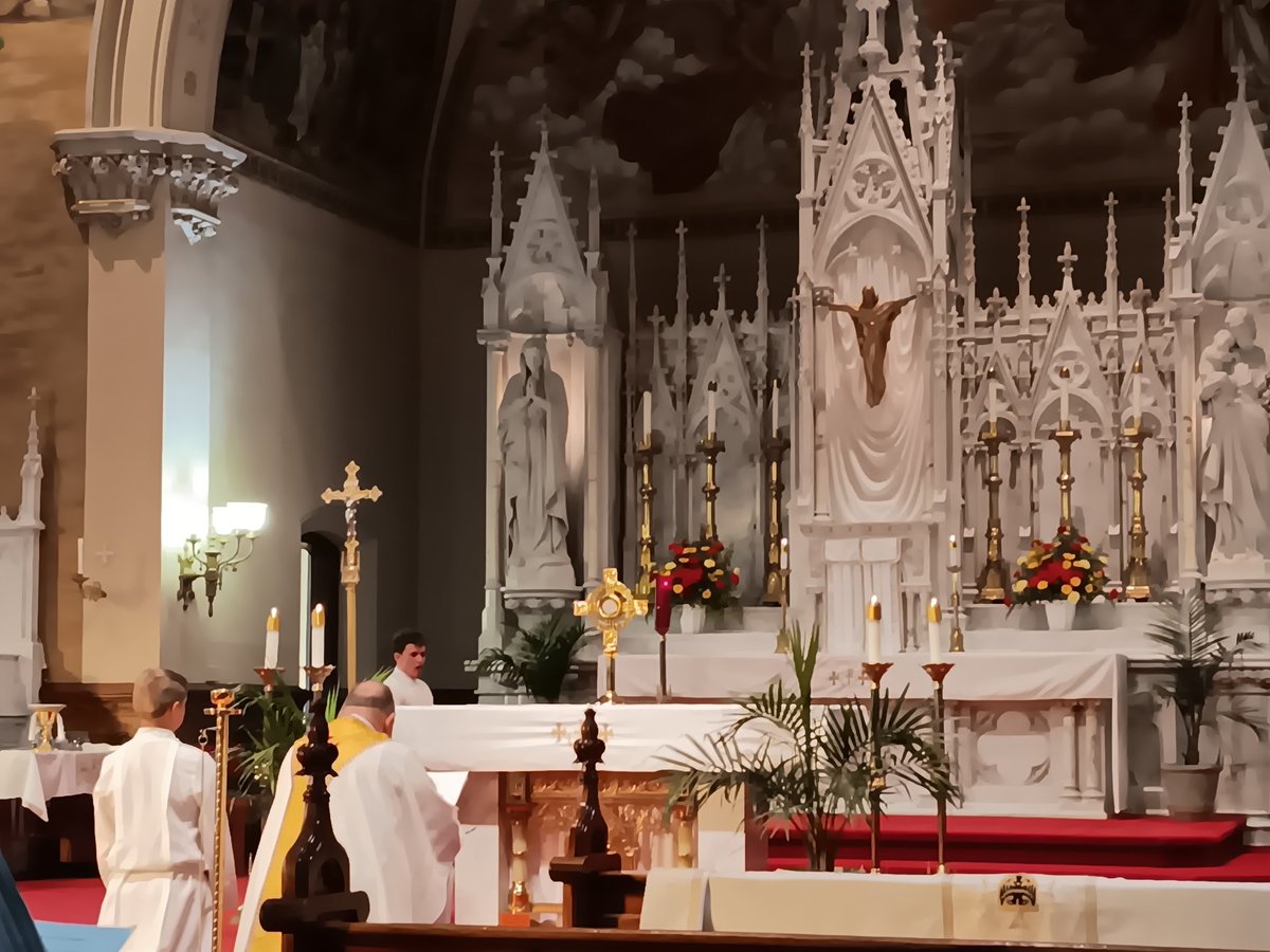 At St. Michael Basilica, Loretto, Pennsylvania praying for you.