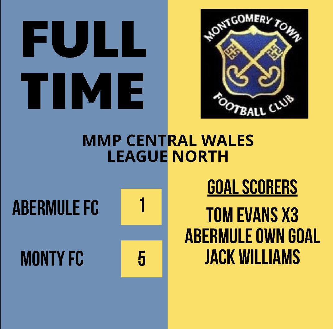 A poor start to the game conceding in the first ten minutes! Comfortable win in the end to secure 2nd place in the league! Final game of the season is Saturday away at Tywyn! ⚽️