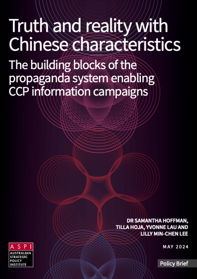 🚨 NEW REPORT 🚨 In 'Truth and reality with Chinese characteristics', @He_Shumei, Tilla Hoja, @YvonneLau_ASPI and Lilly Min-Chen Lee find that the Chinese Communist Party seeks to harvest user data from globally popular Chinese apps, games and online platforms, to “gauge the…