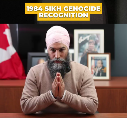 Global Sikh community efforts to have Western govt's recognise the #SikhGenocide during the 40th year since the Indian State perpetrated atrocities are amping up, with Canada's @theJagmeetSingh and @SikhFedUK leading the way.

Read more:
sikhpa.com/global-push-fo…

#1984SikhGenocide