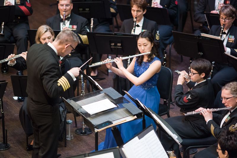 Join the U.S. Navy Concert Band #LIVE on Thursday, May 2 at 7:30 p.m. at Schlesinger Concert Hall in Alexandria, Va. for a special concert featuring our U.S. Navy Band Young Artist Solo Competition finalists! #USN #NavyMusic #MusicConnects

more info: navyband.navy.mil/events/2024-ma…