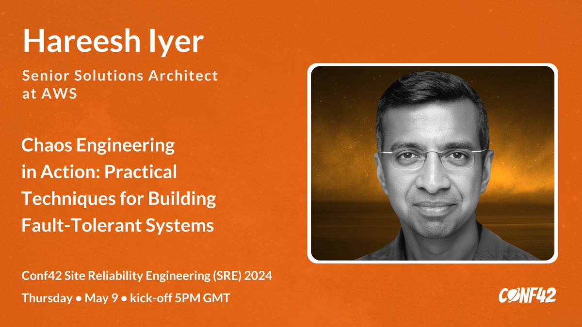 conf42com's tweet image. 💥Ready to witness #ChaosEngineering in action?

🌐conf42.com/Site_Reliabili…

Learn firsthand how to architect resilient systems through chaos experimentation!

#Conf42SRE #FaultTolerantSystems #TechConference #OnlineEvent #Innovation #DigitalTransformation #FutureTech #TechTalk
