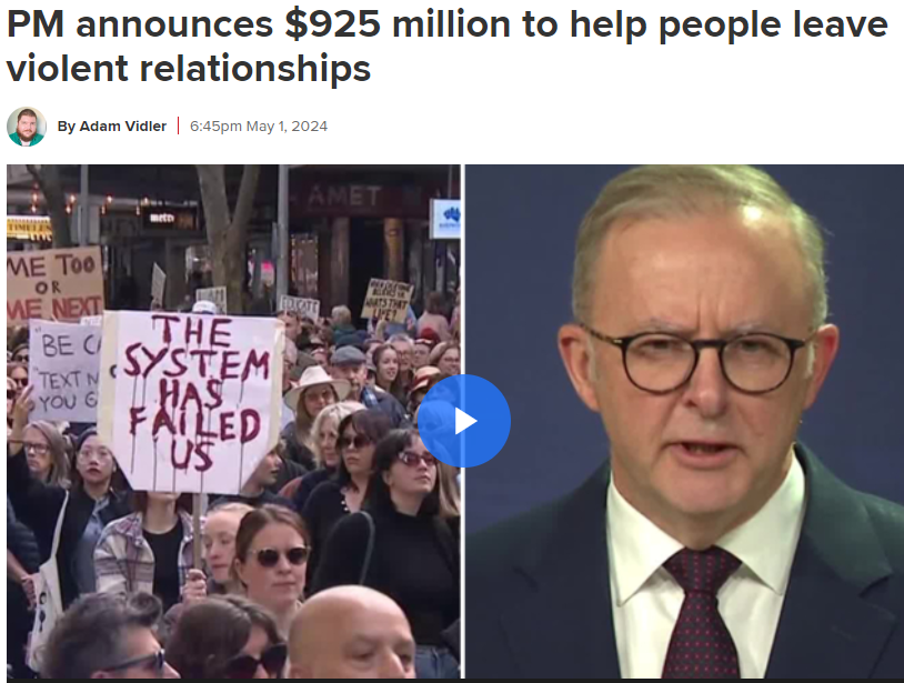 Meanwhile, like ScoMo before him, he is preventing vulnerable women from moving into safe spaces (and/or making them homeless) due to his engineering of a housing crisis... Never vote 4 Lib/Lab!✊ 'The federal government will commit... [bla bla]' 👇 9news.com.au/national/viole…