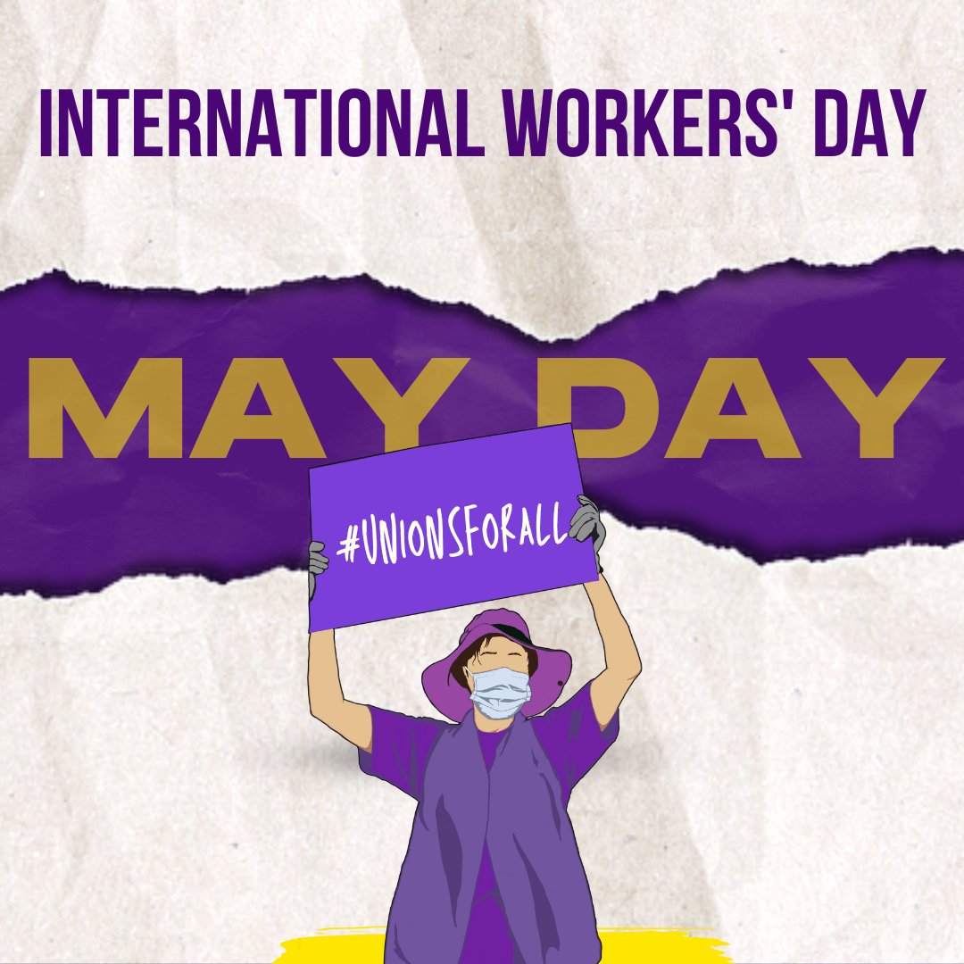 This #MayDay we march for workers’ rights. Broken bodies cannot be replaced. Workers, especially our most vulnerable such as Janitors, need safe workloads, healthcare, and fair wages! #JusticeForJanitors