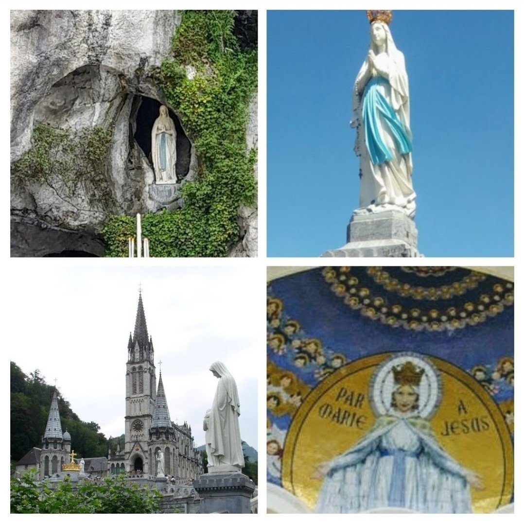 May is the month of Mary. Ah, memories. Pictures I took when I visited Lourdes 24-31 May 2019. My heart is still there. #MonthOfMary Our Lady of Lourdes, pray for us. 🙏💞🌹🙏