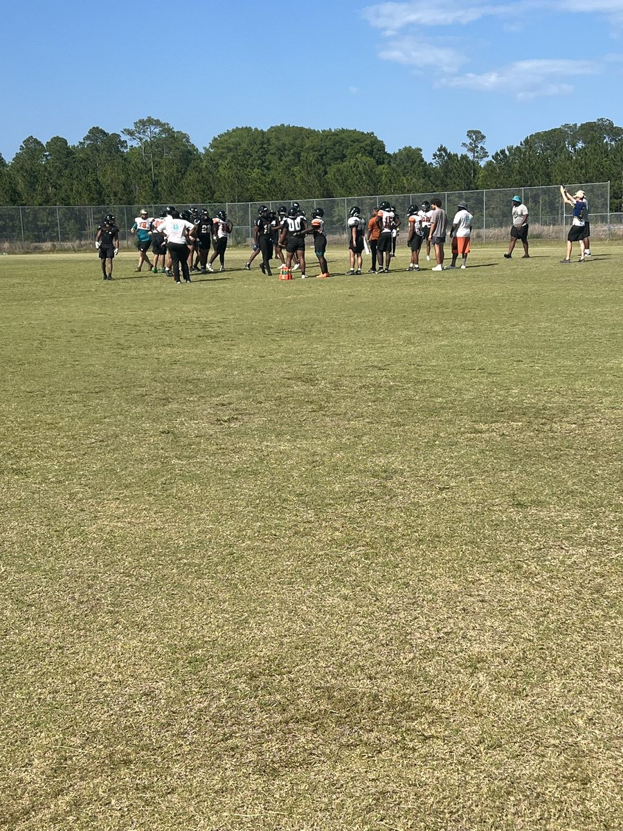Stopped by Atlantic Coast today to check out some of their student athletes. Thank you @StepDurham for the time @NechoCarroll @CarrollCity @jaa_athletics @DuvalSports
