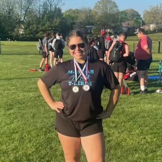 Congratulations Callia Nickels on another amazing day at Big North League Championships! Callia took home the gold once again in the shotput. 2 spring seasons in a row! Callia also medaled and placed 6th in the discus. Way to go Callia!! instagr.am/p/C6cXNUwueYX/