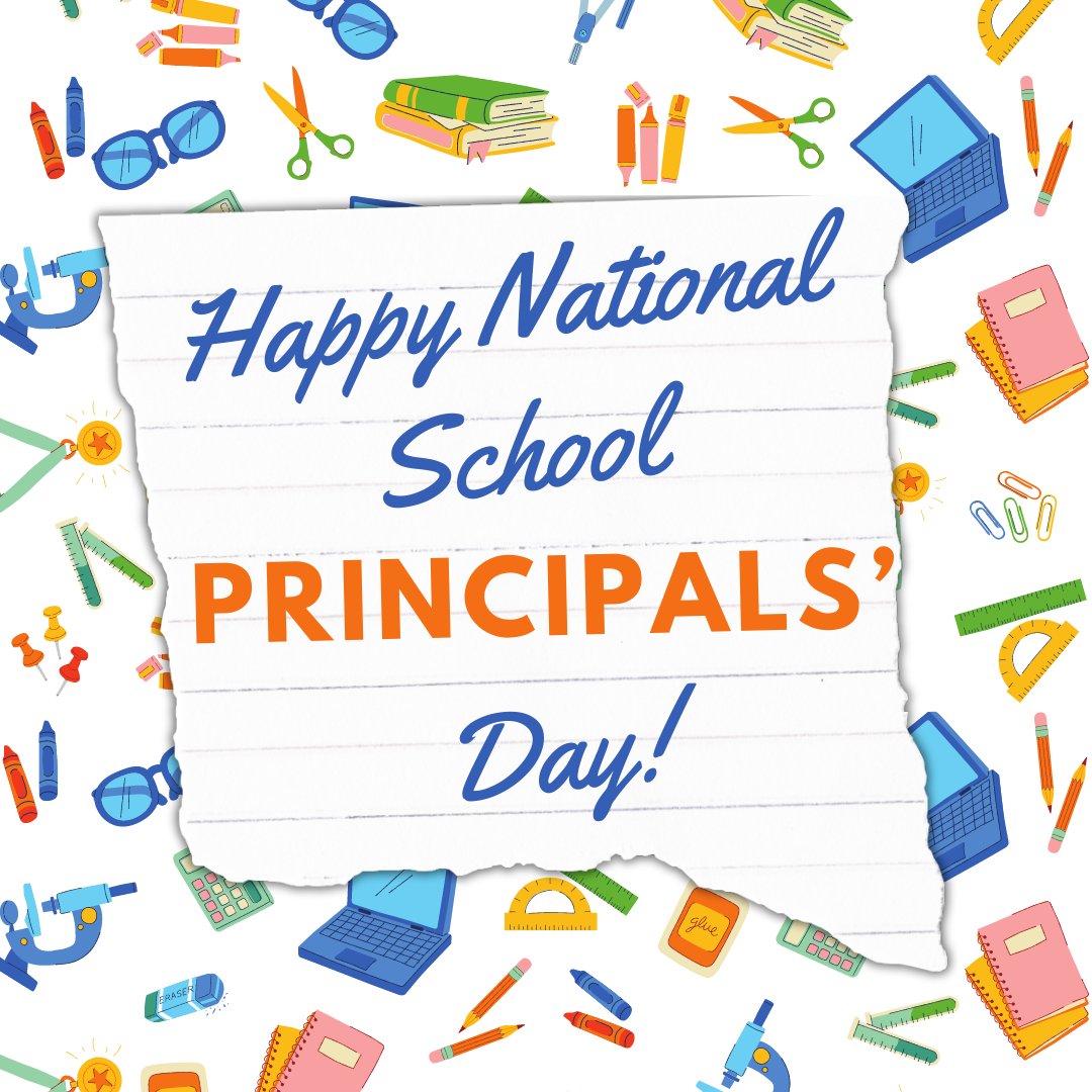 Happy National School Principals' Day!🍎🎉 Today we celebrate the incredible leaders here in Bridgeport who shape our schools and inspire our students every day. Thank you for your dedication and commitment!