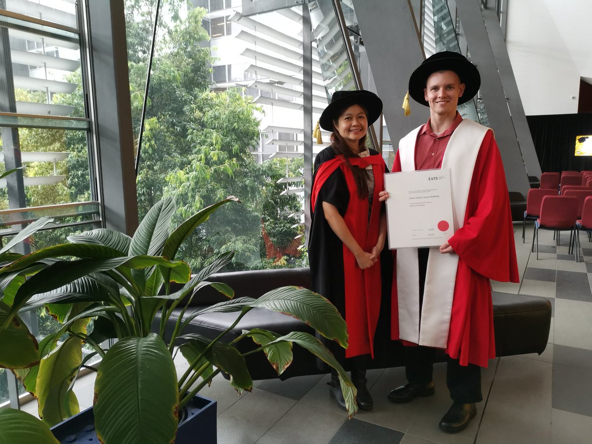 Proud supervisor moment 😊🎊 Congratulations Dr <a href="/o_mcneilly/">Oliver McNeilly</a>! Looking forward for your further excellent contribution in deciphering the molecular basis of bacterial resistance to antimicrobial nanoparticles! <a href="/MehradHamidian/">Mehrad Hamidian</a> <a href="/drritimann/">Dr Riti Mann</a> <a href="/AIMI_UTS/">Australian Institute for Microbiology & Infection</a> <a href="/UTSEngage/">UTS</a>