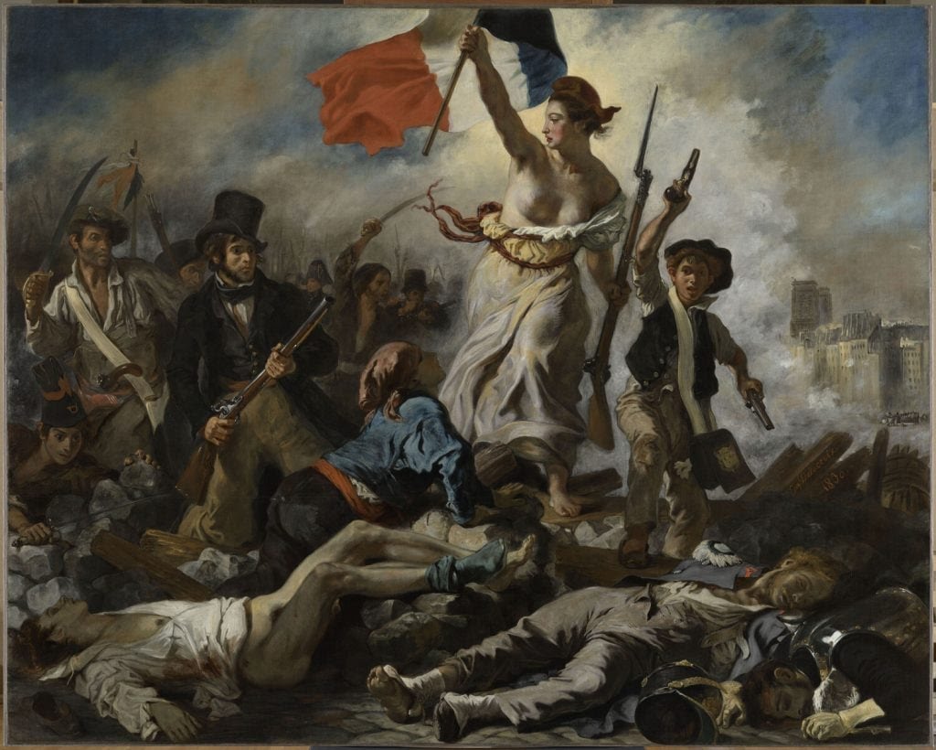 Liberty Leading The People, Delacroix 1830