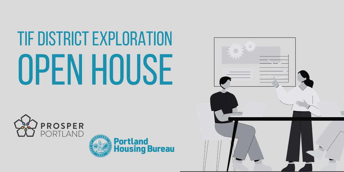 PHB and @prosperportland are holding an open house next Monday, 5/6 from 6-8 pm to provide updates and facilitate dialogue with community members about the TIF District exploration process for East Portland. Join us at 8118 SE Division St! Register here: eventbrite.com/e/epdx-tif-exp…