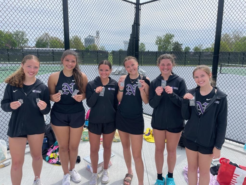 A great day for tennis and some strong performances from the Warriors. Norwalk finishes 2nd in the LHC tourney. #tourneytime #LHC