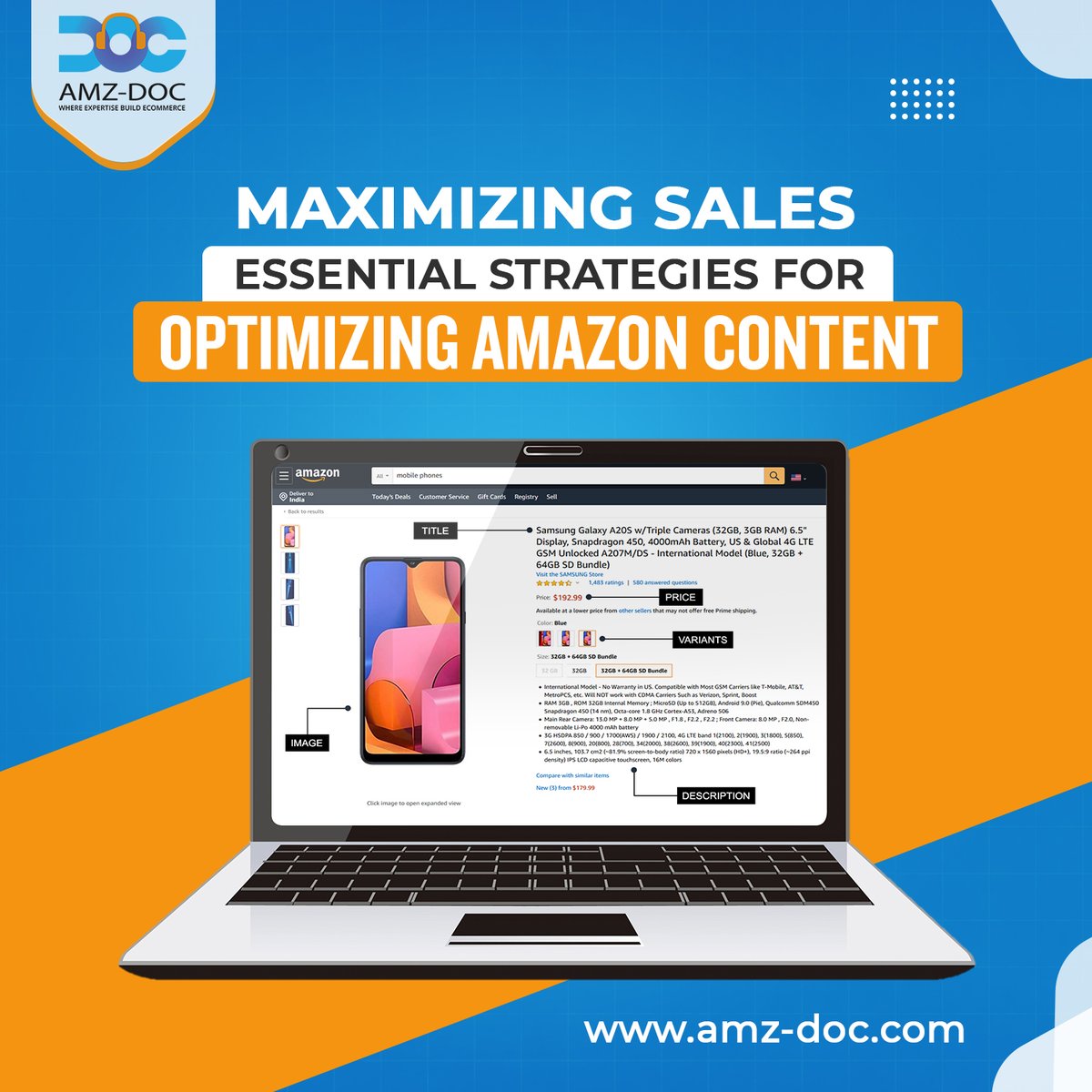 Maximizing Sales Essential Strategies for Optimizing Amazon Content by Amz Doc!

#AmazonOptimization #SalesBoost #ContentStrategy #EcommerceSuccess #AmazonSelling #OnlineRetail #ProductVisibility #BrandReputation #DigitalMarketing
#CustomerSatisfaction