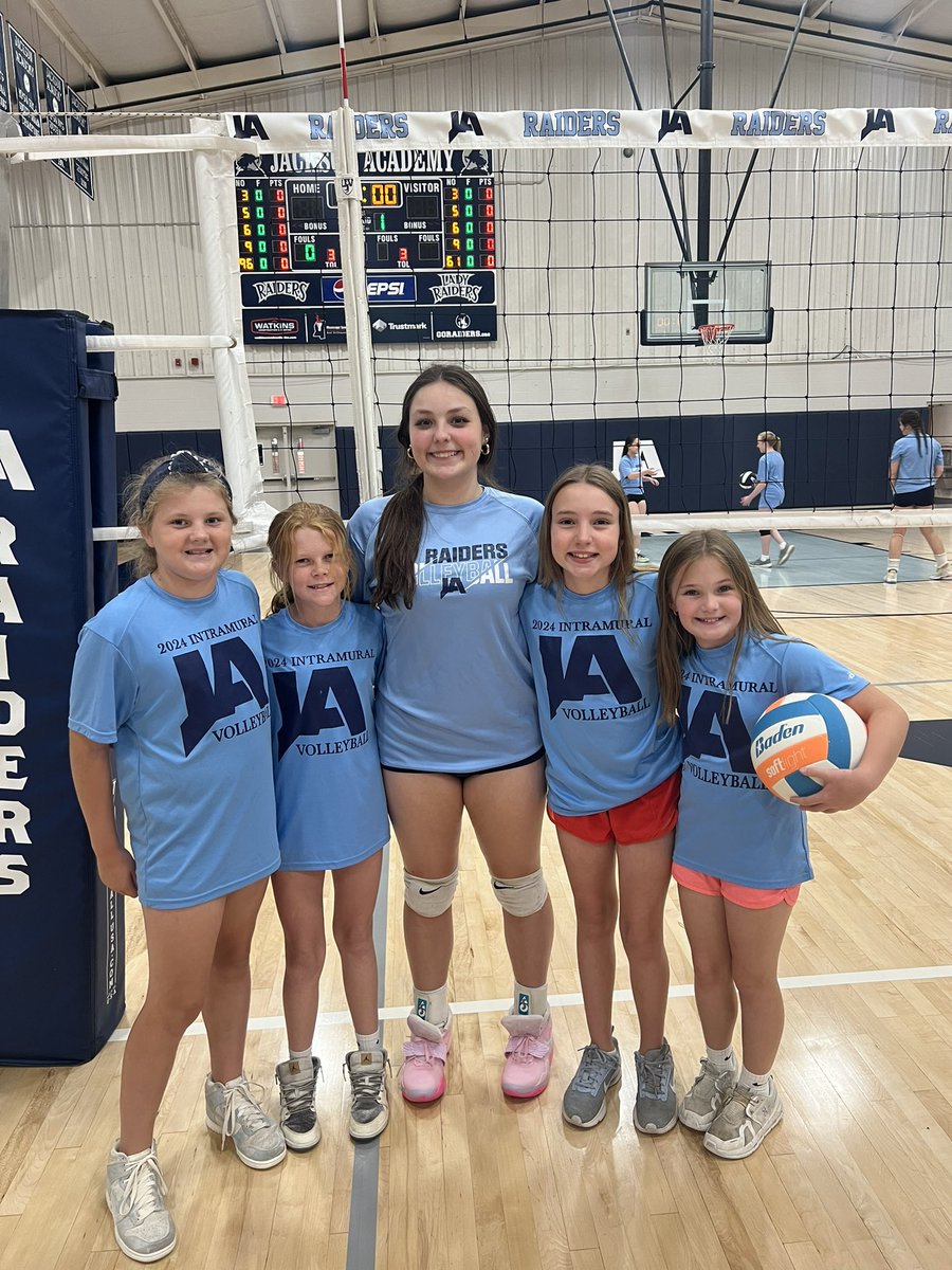 JARaiderVB's tweet image. 2024 Intramural Volleyball is a WRAP! What a wonderful month pouring into these girls and teaching them the sport we love. They came so far in a short time. We loved working with each of you! The future is bright for the Raiders!

#WeAreJA #intramurals