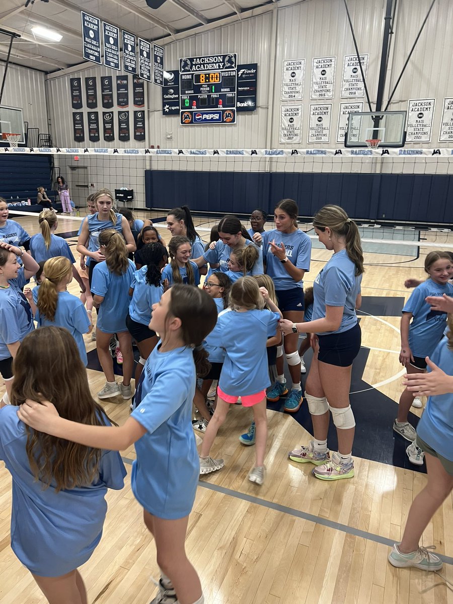 JARaiderVB's tweet image. 2024 Intramural Volleyball is a WRAP! What a wonderful month pouring into these girls and teaching them the sport we love. They came so far in a short time. We loved working with each of you! The future is bright for the Raiders!

#WeAreJA #intramurals